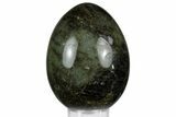 Flashy, Polished Labradorite Egg - Madagascar #356470-1